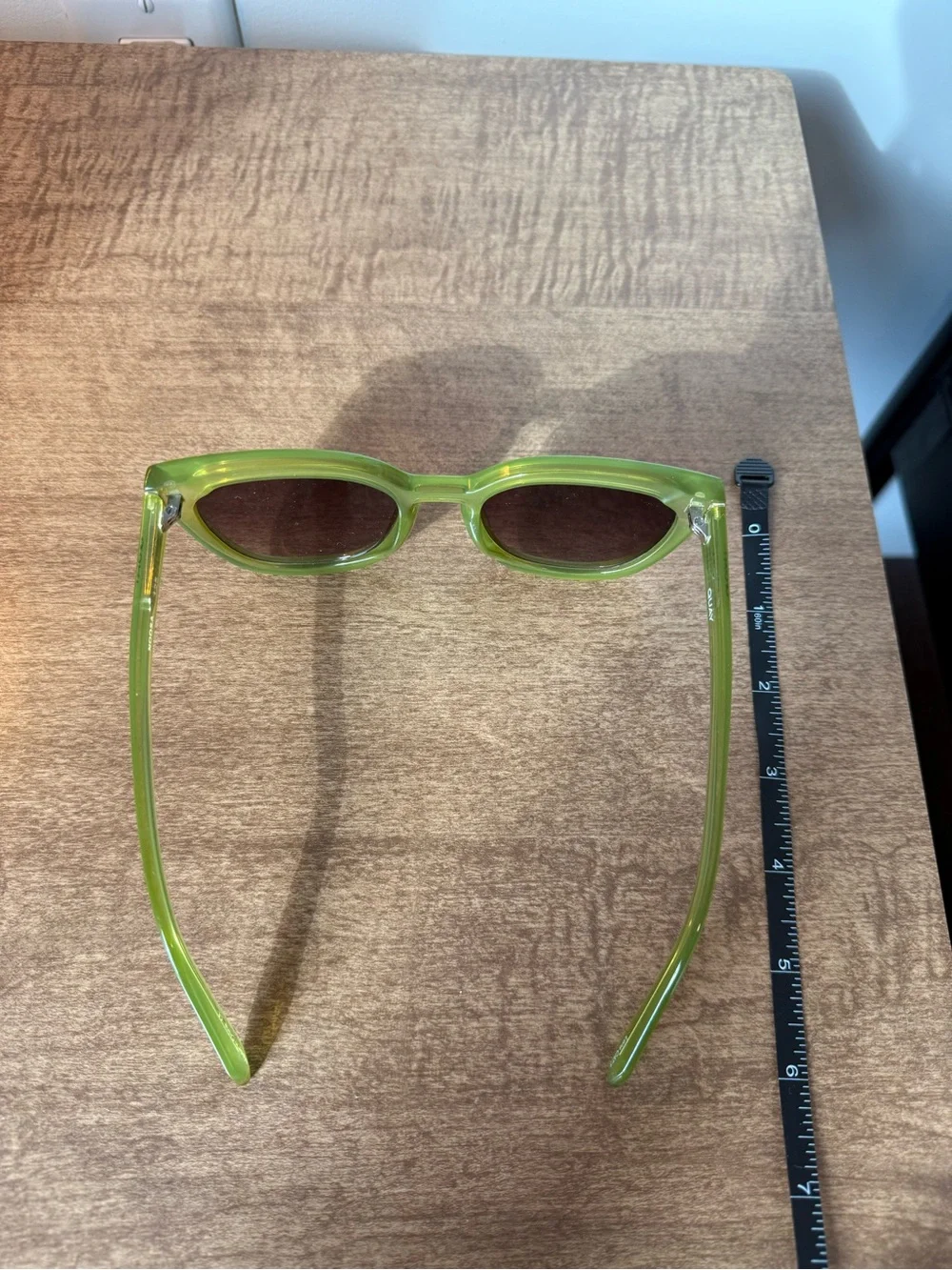 Quay Olive Green Oversized Cat Eye Sunglasses
